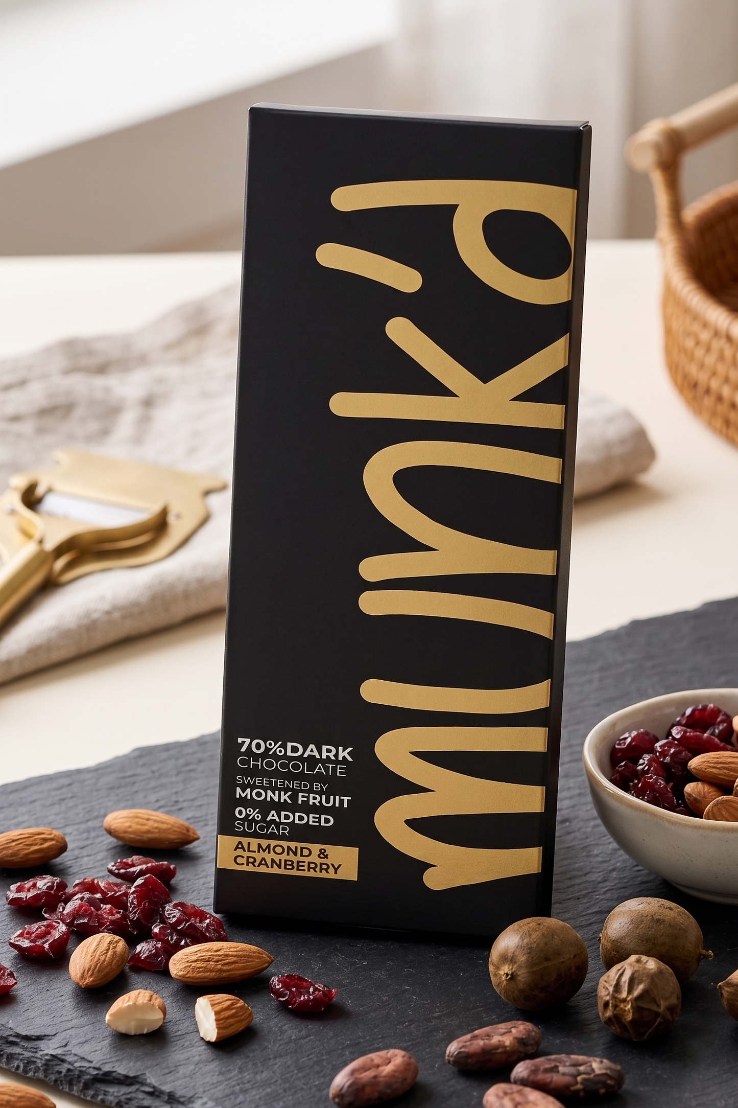 70% Dark Chocolate | Cranberry & Dry Roasted Almonds