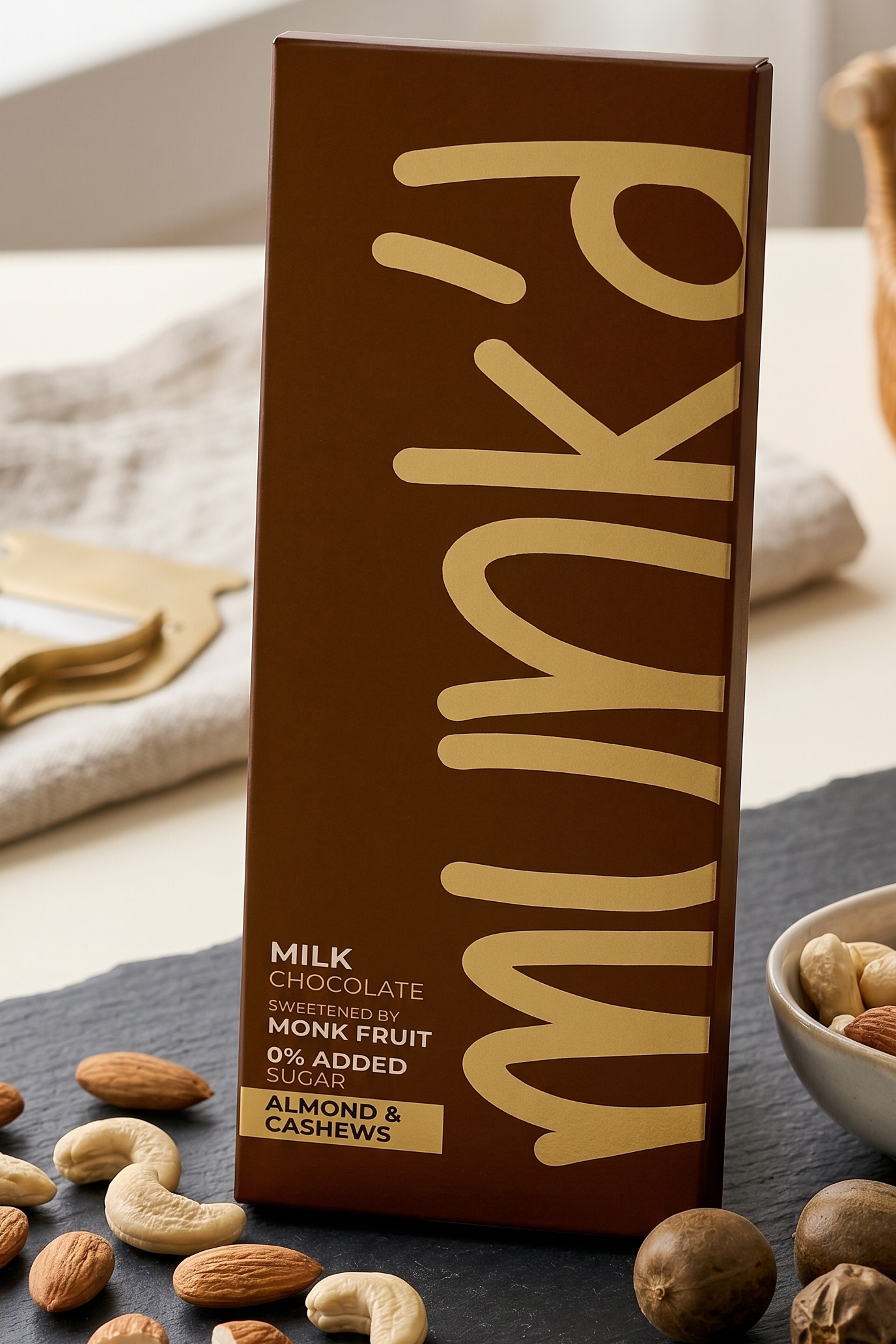 Milk Chocolate | Dry Roasted Almond & Cashew